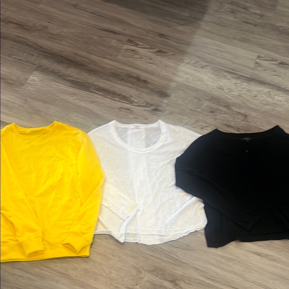 Alaia Long Sleeve and other Tees - Yellow, White, Black